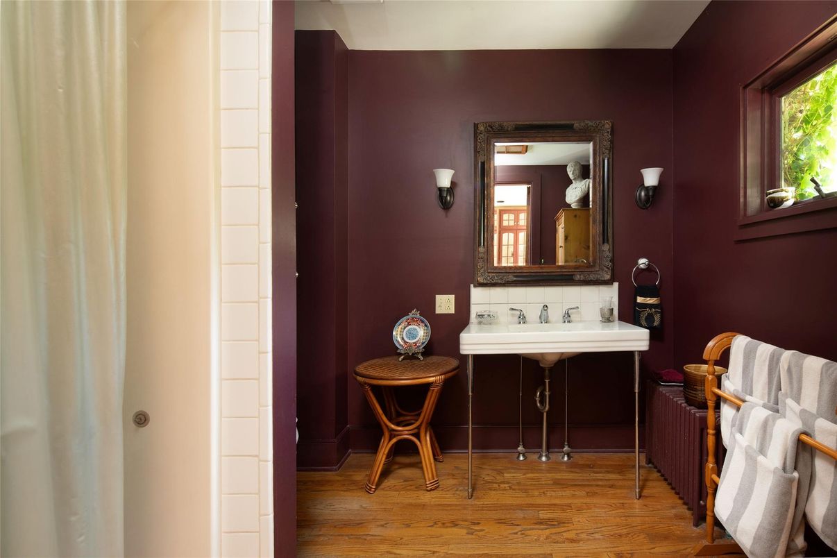 Bathroom, Interior, Wood Texture Flooring
