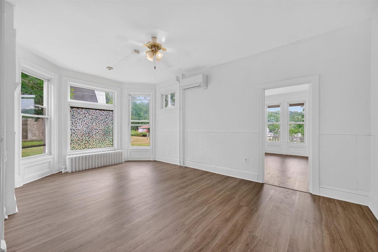 Empty room, Interior, Wood Texture Flooring