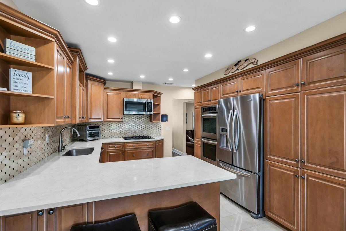 Interior, Kitchen, Recessed Lighting, Stainless Steel Appliances