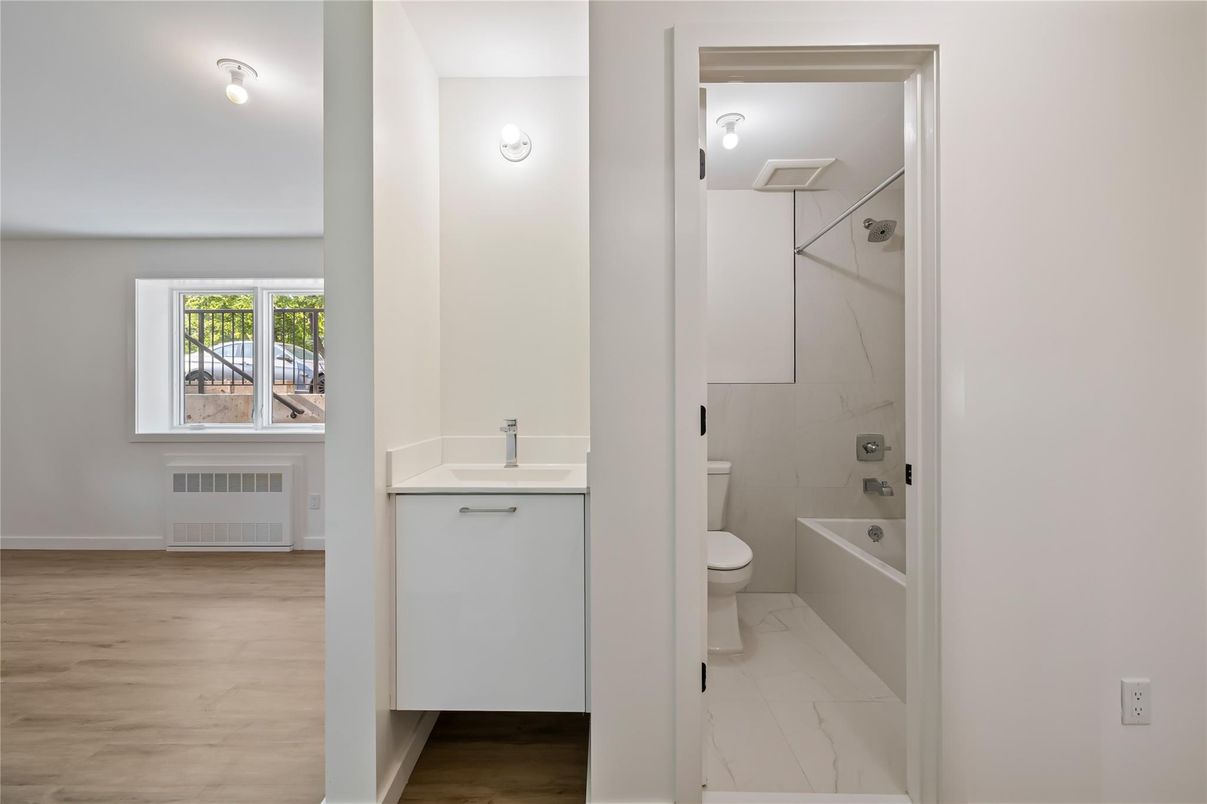 Bathroom, Interior, Marble, Wood Texture Flooring