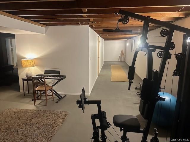 Fitness Equipment, Interior, Wooden Beams, Wooden Ceilings