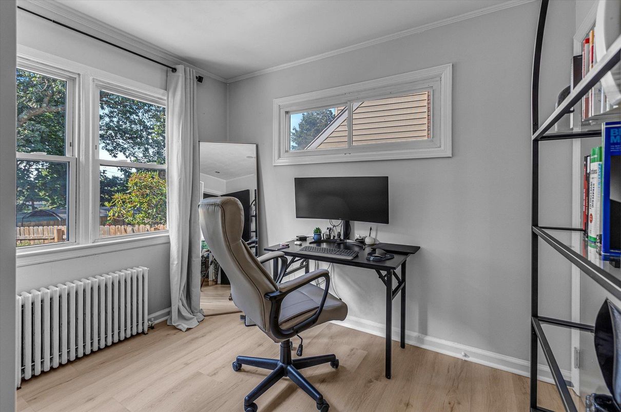 Home Office, Interior, Wood Texture Flooring