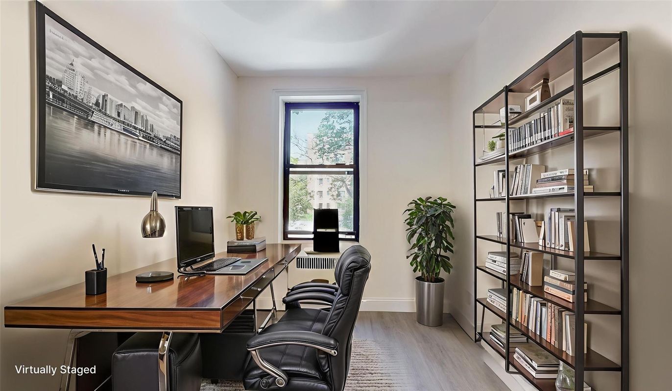Home Office, Interior, Wood Texture Flooring