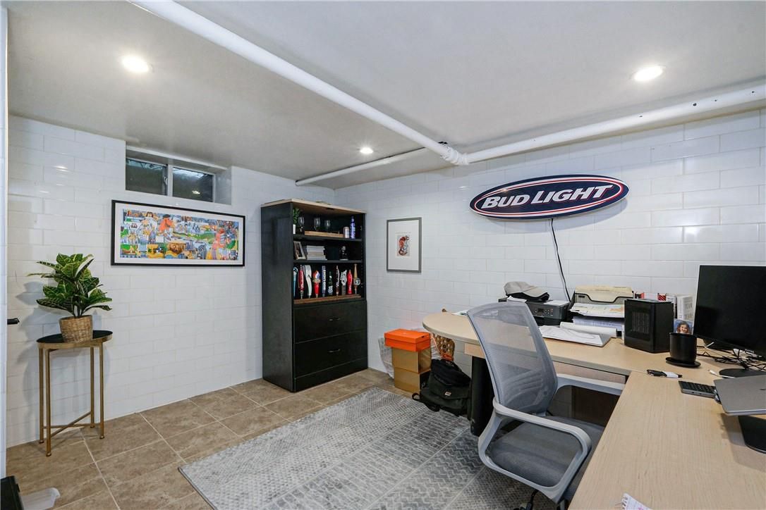 Home Office, Interior, Recessed Lighting