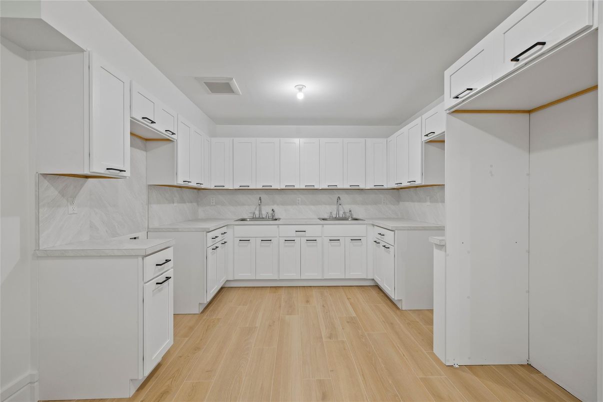 Interior, Kitchen, Wood Texture Flooring