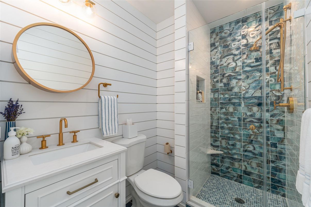 Bathroom, Glass Shower, Interior