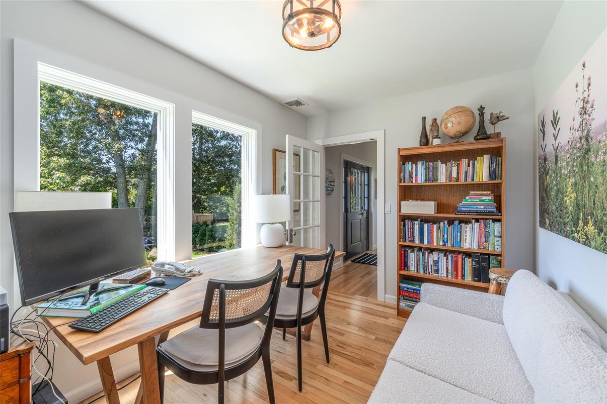 Home Office, Interior, Wood Texture Flooring