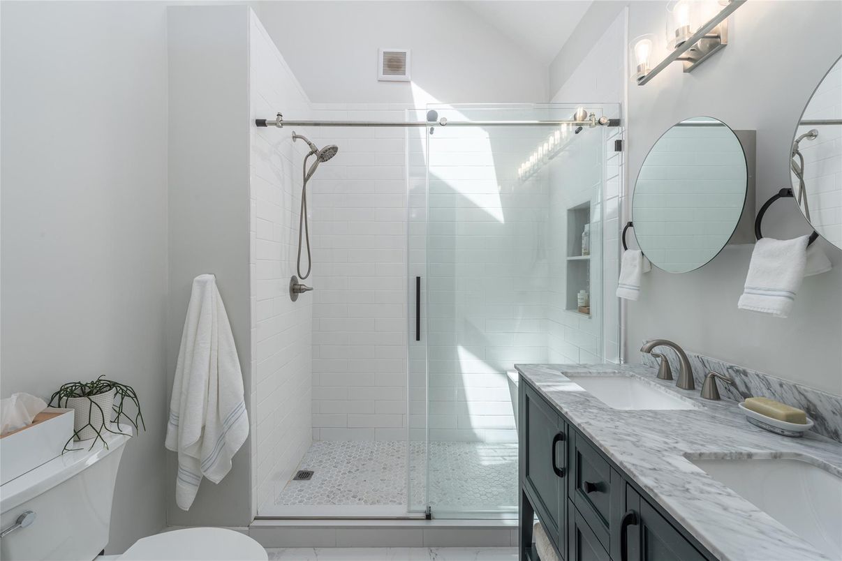 Bathroom, Glass Shower, Interior