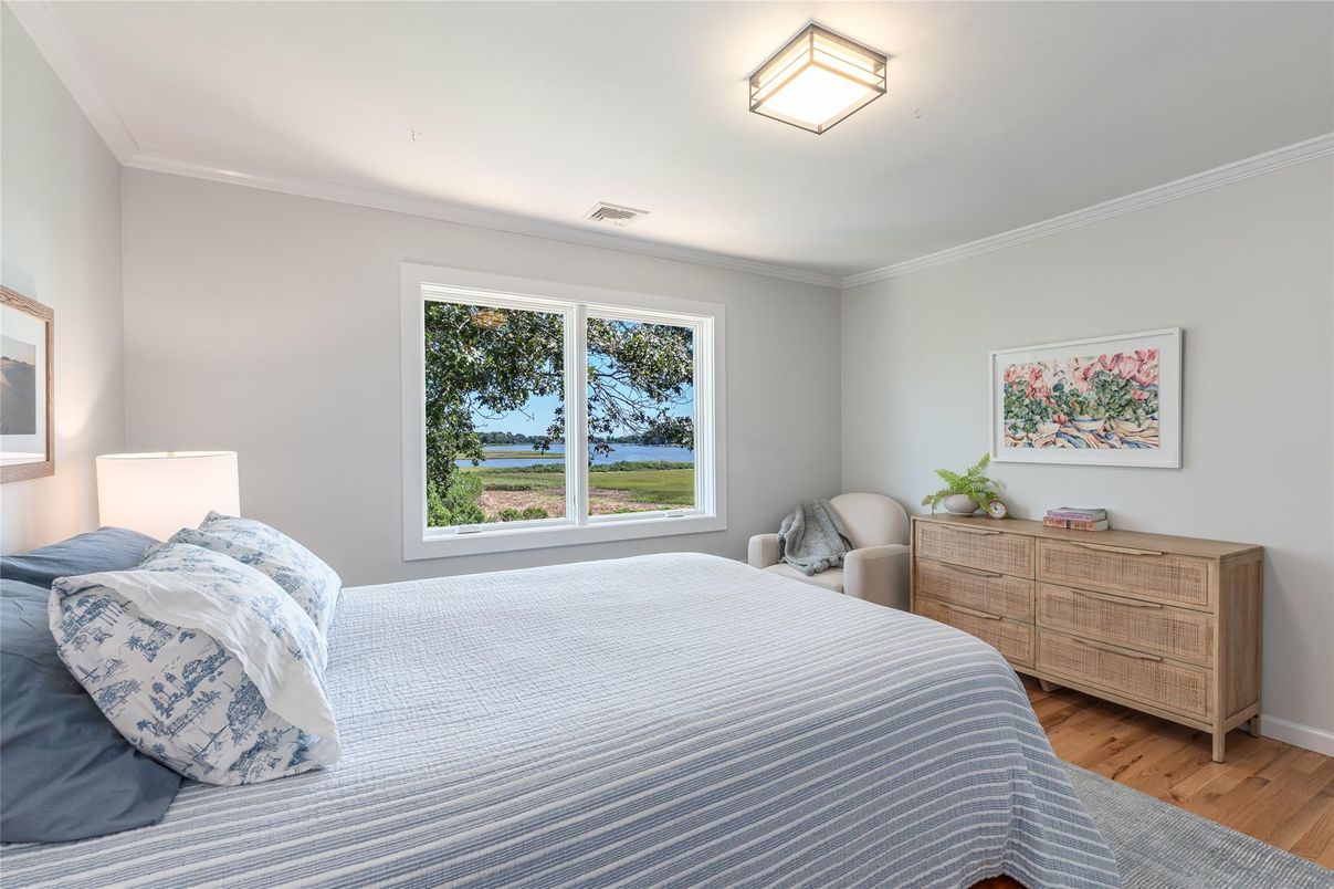 Bedroom, Interior, Water, Wood Texture Flooring