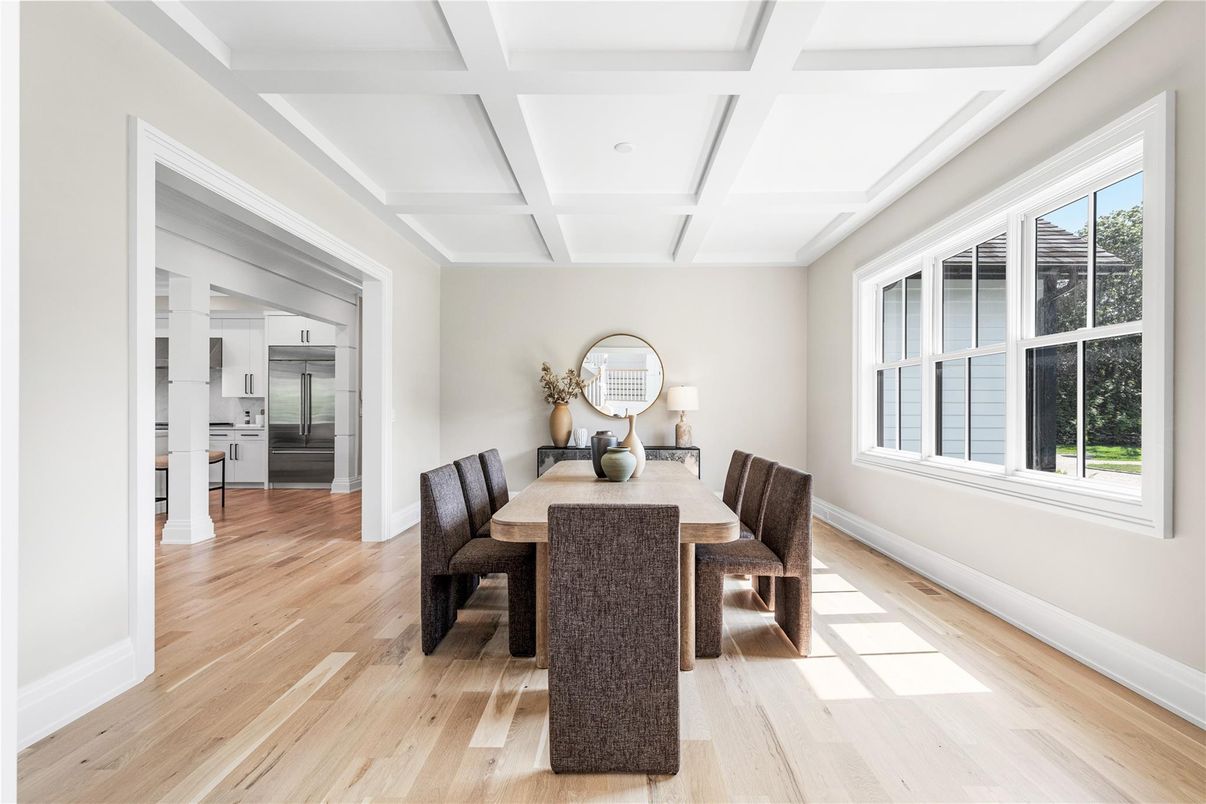 Dining room, Interior, Wood Texture Flooring