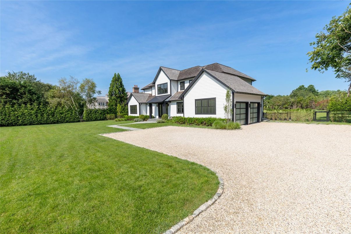 Attached, Backyard, Exterior, Facade, Farmhouse