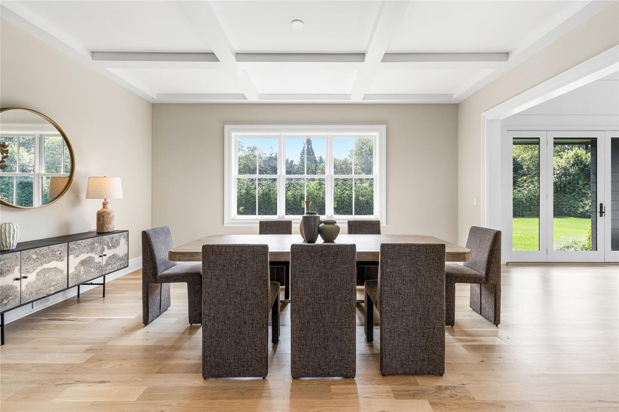Dining room, Interior, Wood Texture Flooring