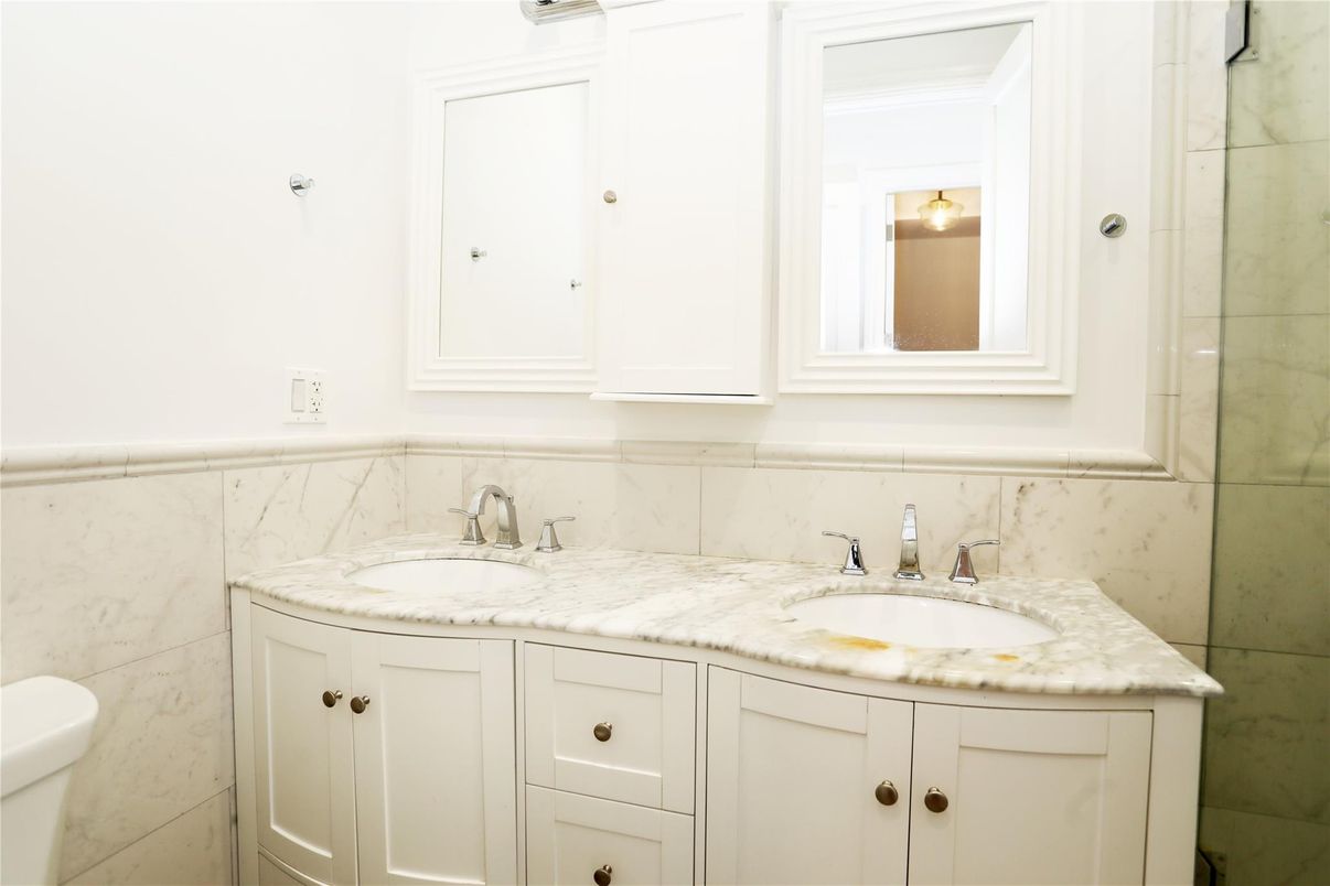 Bathroom, Glass Shower, Interior, Marble Walls