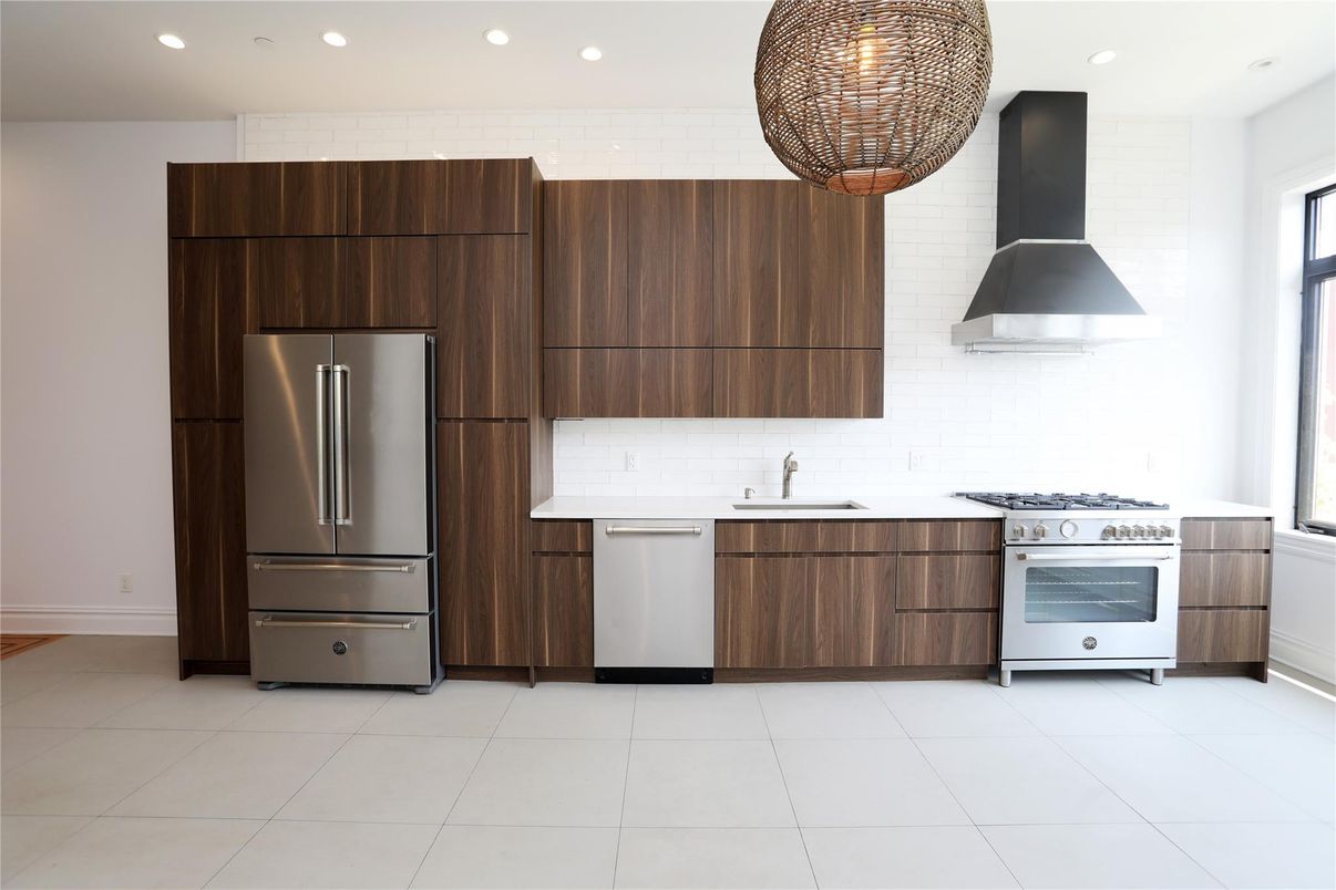 Interior, Kitchen, Recessed Lighting, Stainless Steel Appliances