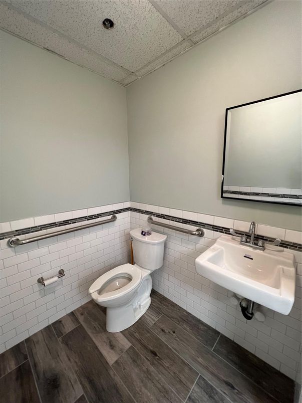 Bathroom, Interior, Wood Texture Flooring