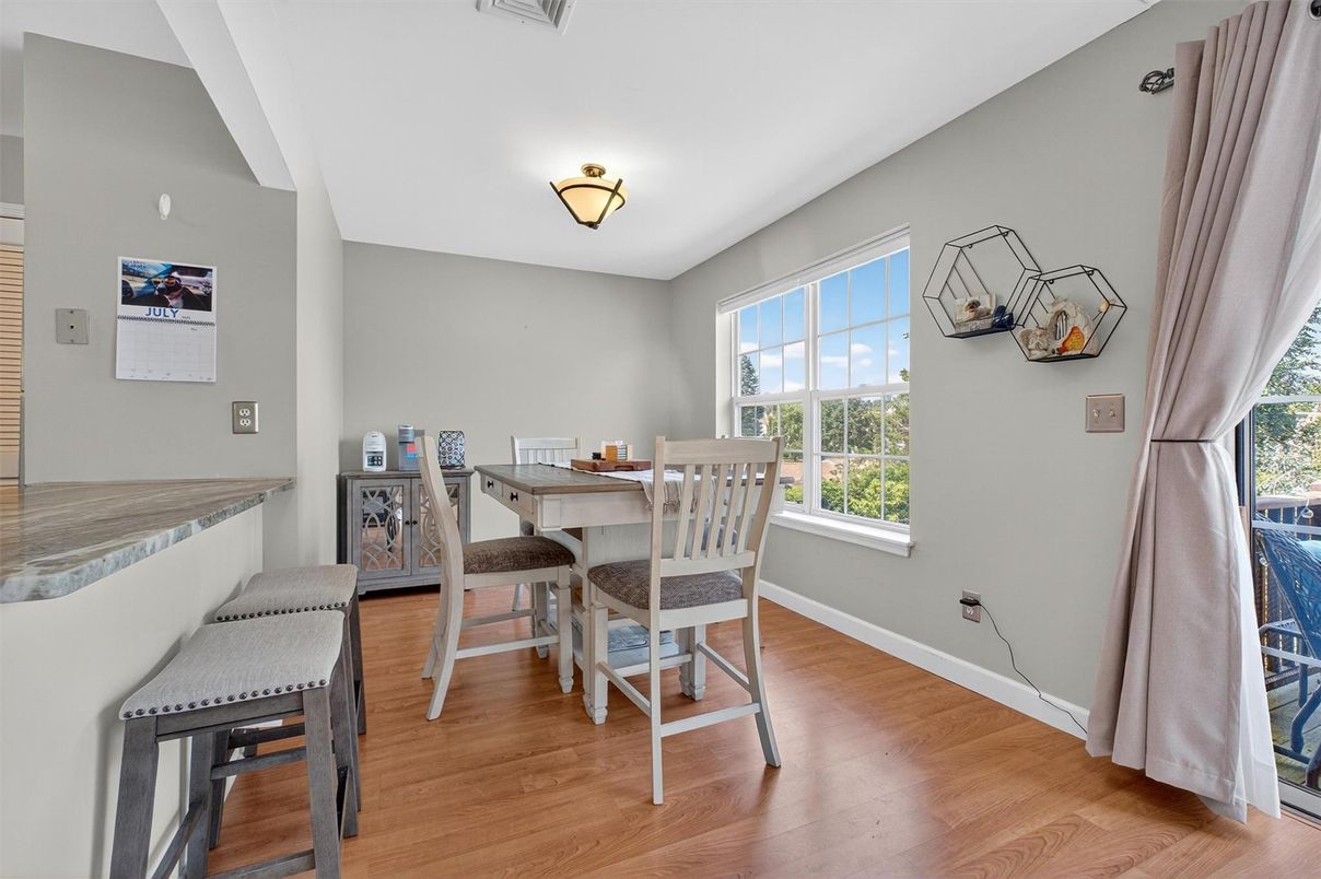 Dining room, Interior, Wood Texture Flooring