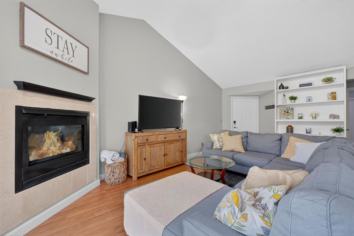 Fireplace, Interior, Living room, Wood Texture Flooring