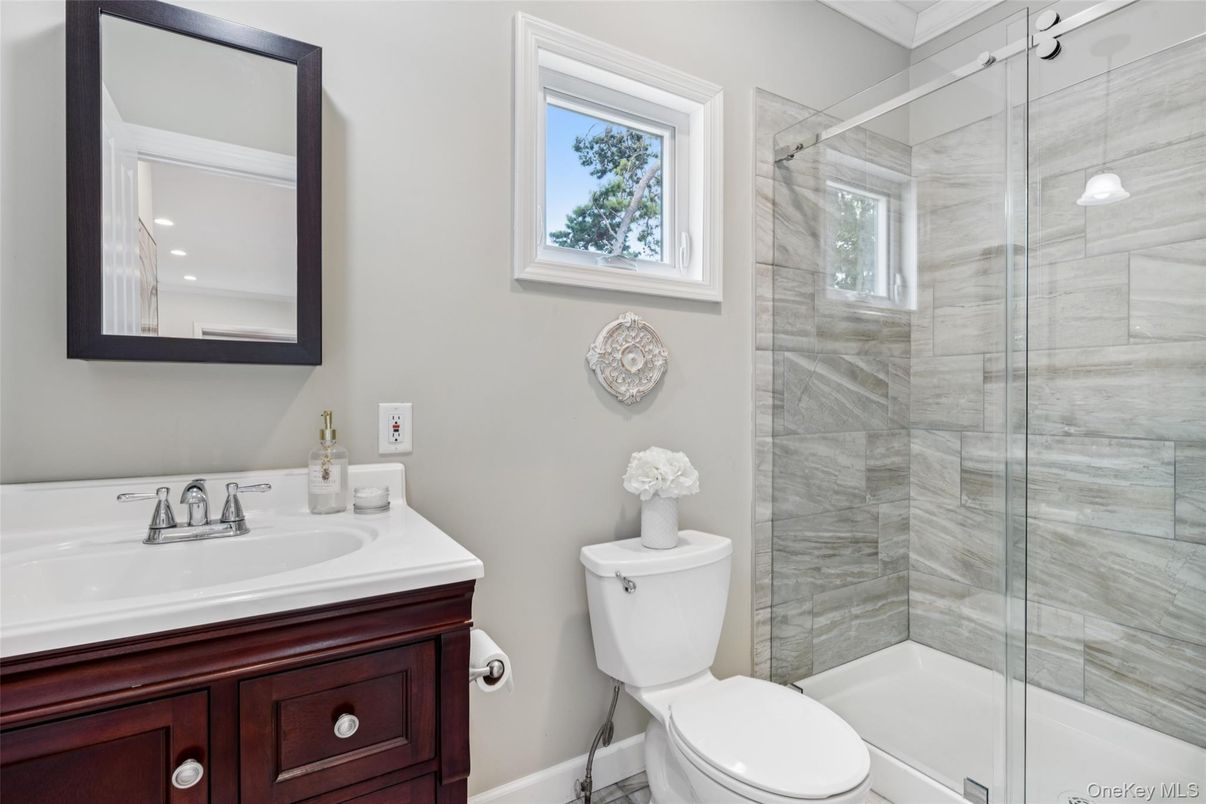 Bathroom, Glass Shower, Interior