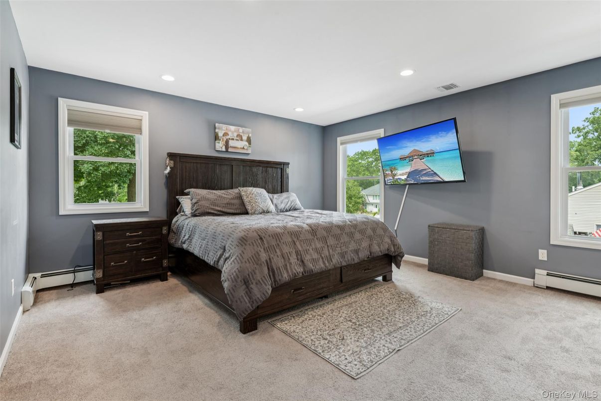 Bedroom, Interior, Recessed Lighting