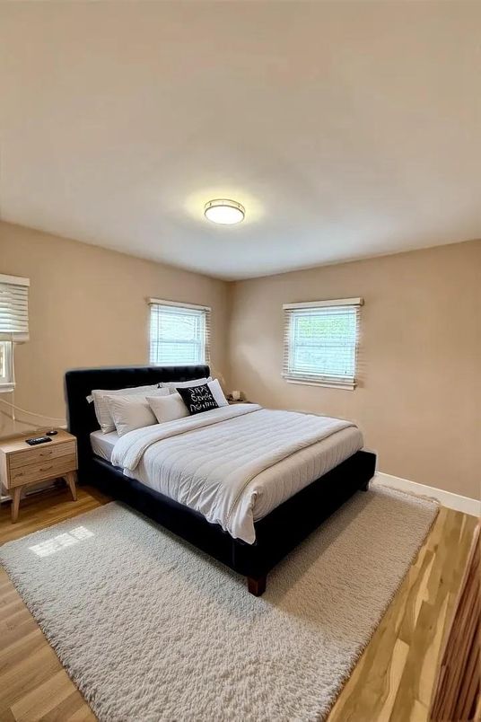Bedroom, Interior, Wood Texture Flooring
