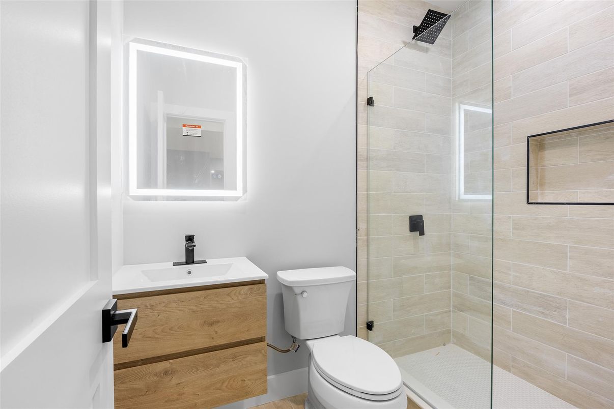 Bathroom, Glass Shower, Interior