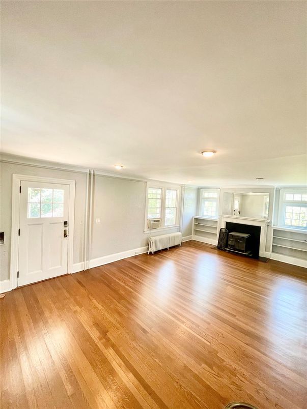 Empty room, Fireplace, Interior, Wood Texture Flooring