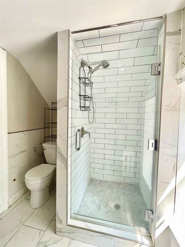 Bathroom, Glass Shower, Interior, Marble, Marble Walls