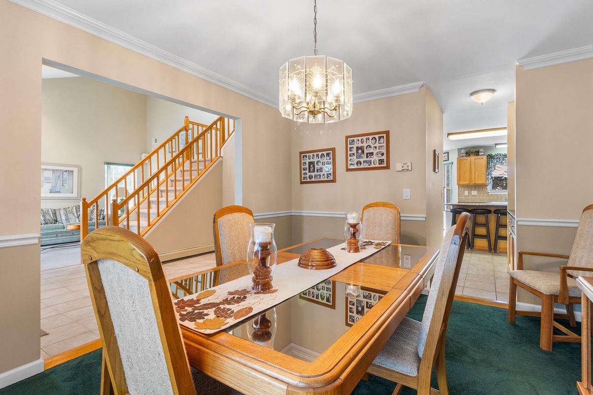 Dining room, Interior, Pendant Lights