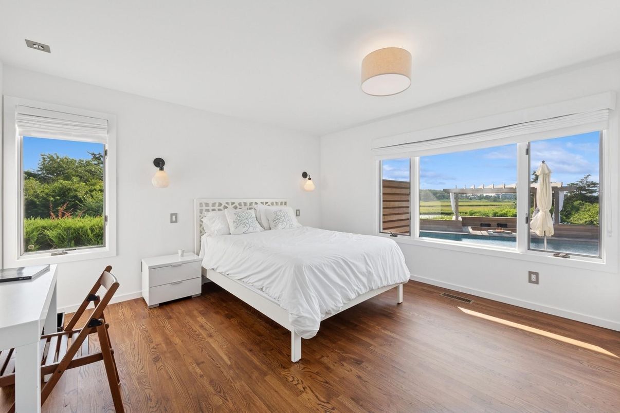 Bedroom, Interior, Wood Texture Flooring