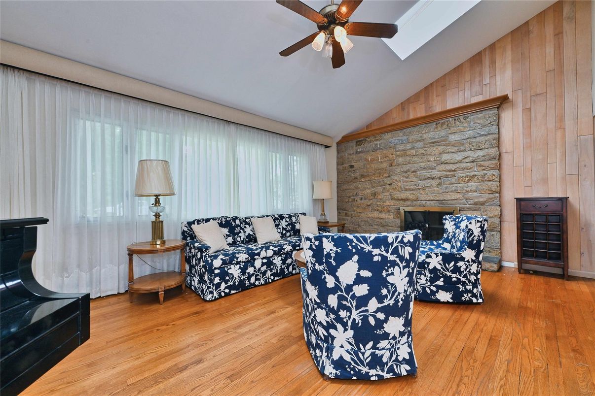 Interior, Living room, Stone Walls, Wood Texture Flooring, Wooden Walls