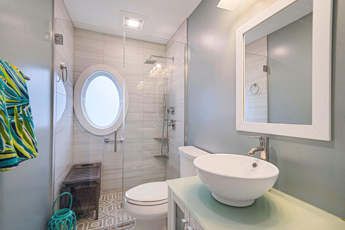 Bathroom, Glass Shower, Interior