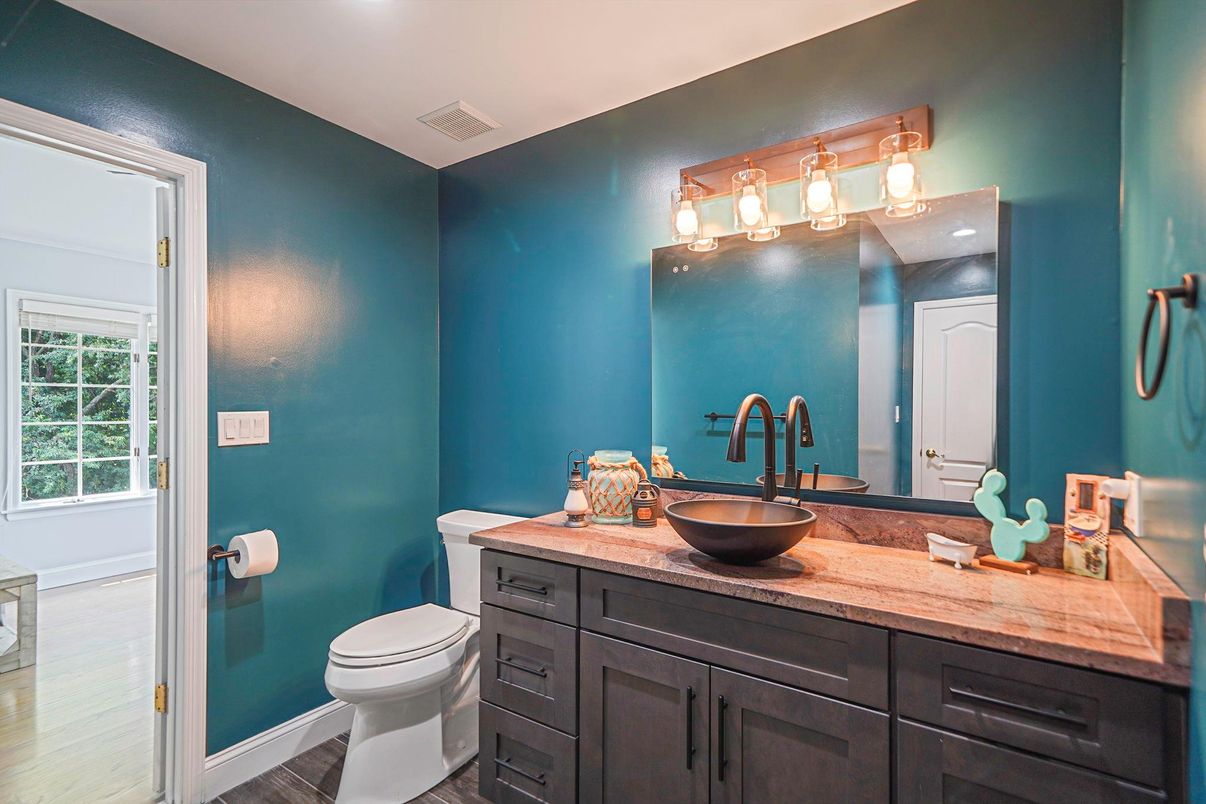 Bathroom, Interior, Wood Texture Flooring