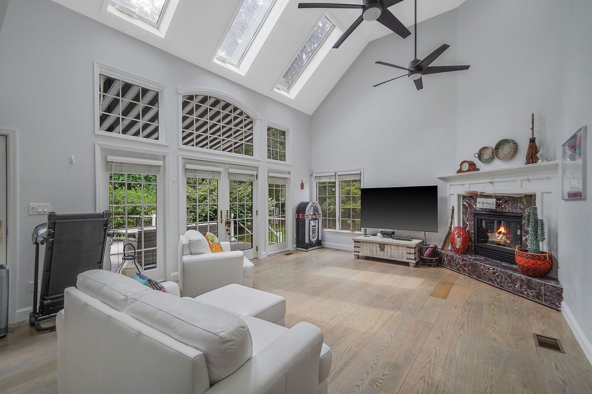 Fireplace, Interior, Living room, Wood Texture Flooring