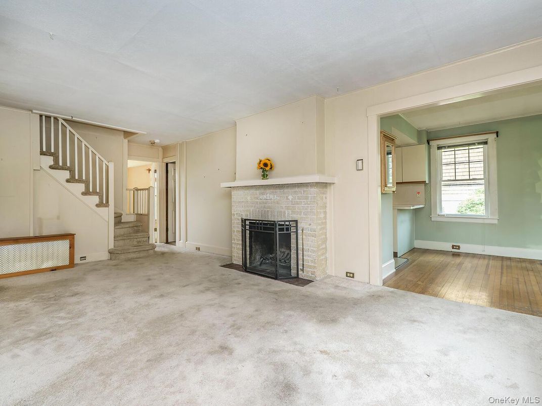 Empty room, Fireplace, Interior, Wood Texture Flooring
