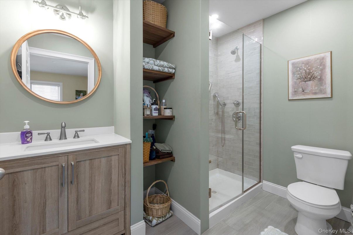 Bathroom, Glass Shower, Interior