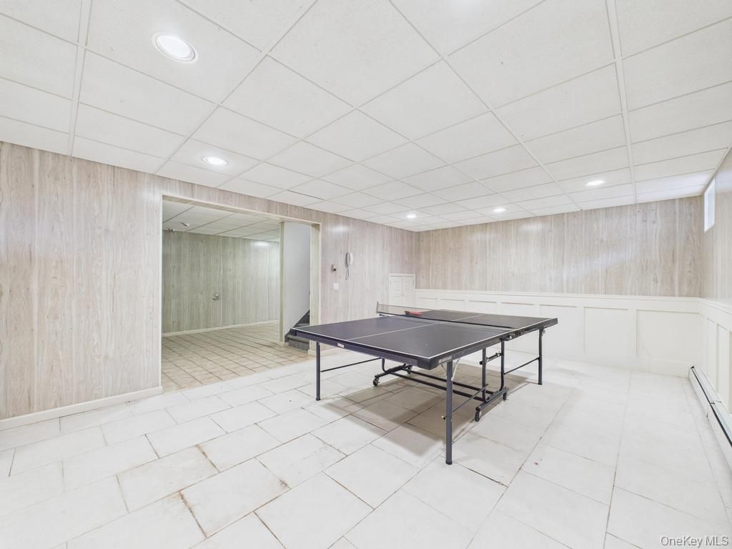 Game Room, Interior, Recessed Lighting, Wooden Walls