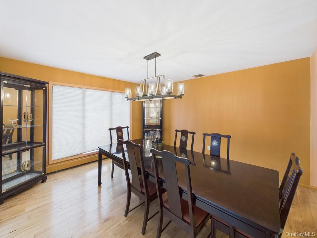 Chandelier, Dining room, Interior, Pendant Lights, Wood Texture Flooring