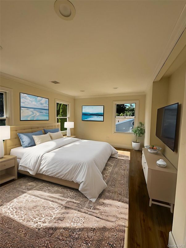 Bedroom, Interior, Wood Texture Flooring