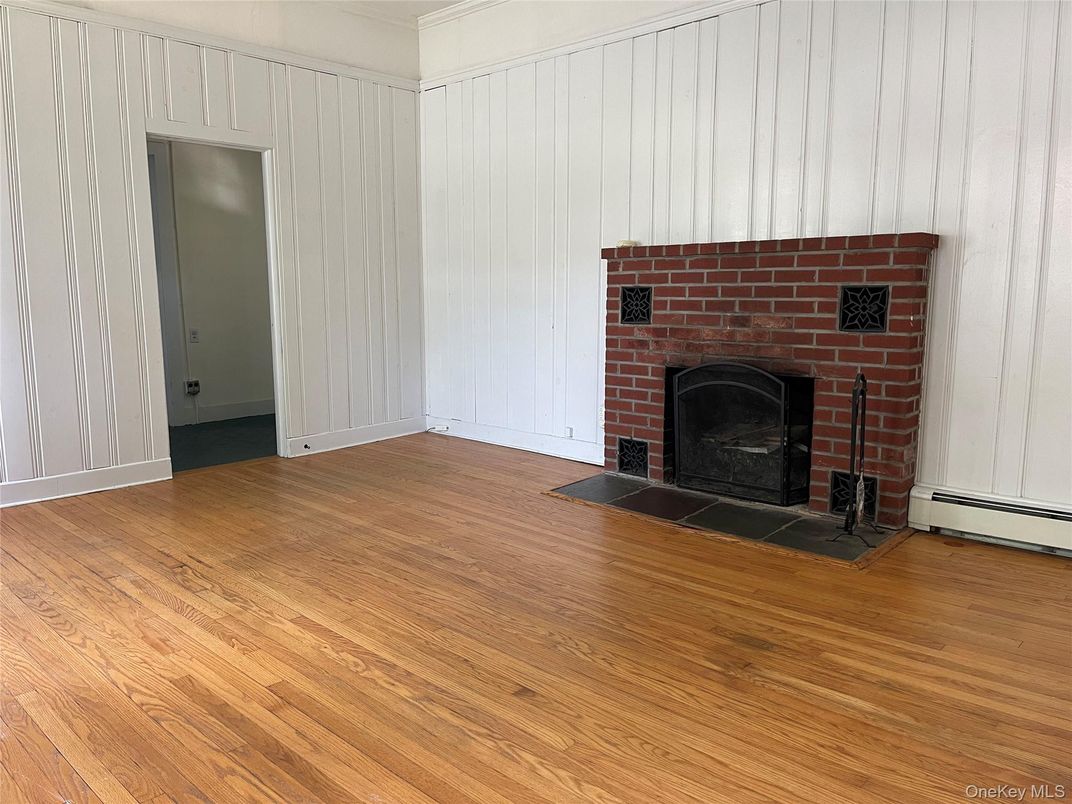 Fireplace, Interior, Wood Texture Flooring