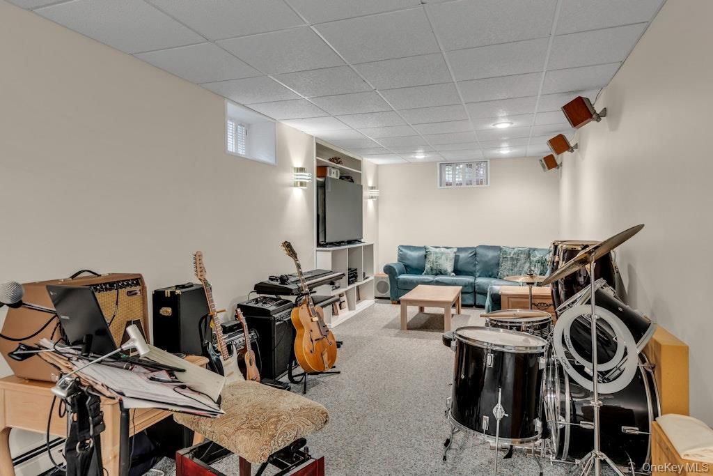 Home Office, Interior, Living room, Recessed Lighting