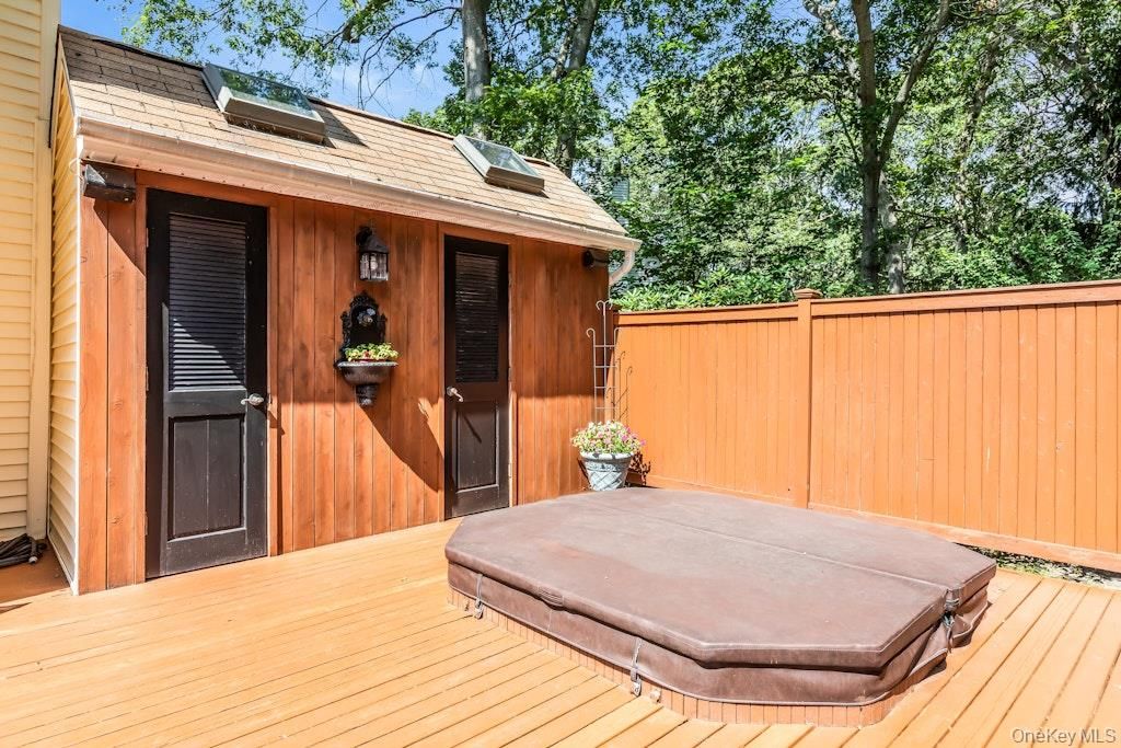 Exterior, Hot Tub, Solar Panels