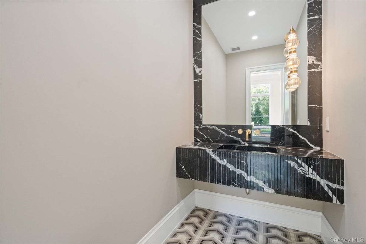 Interior, Marble Walls, Recessed Lighting