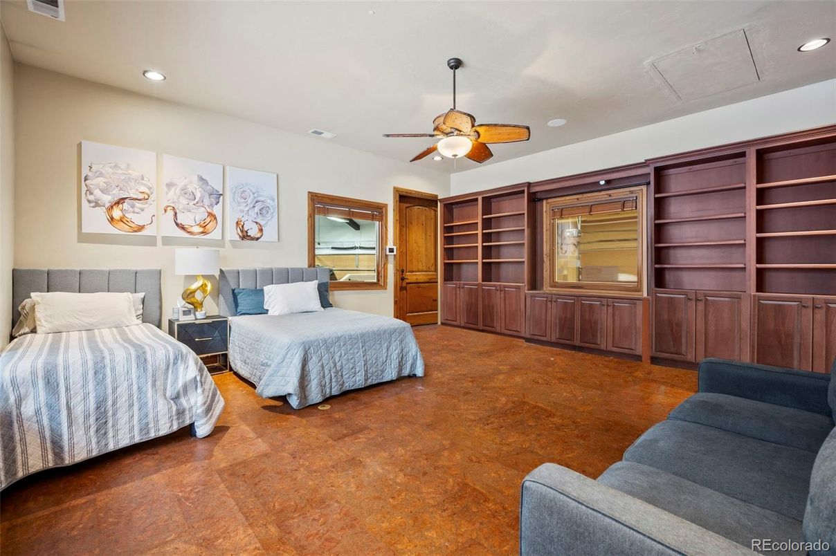 Bedroom, Interior, Recessed Lighting
