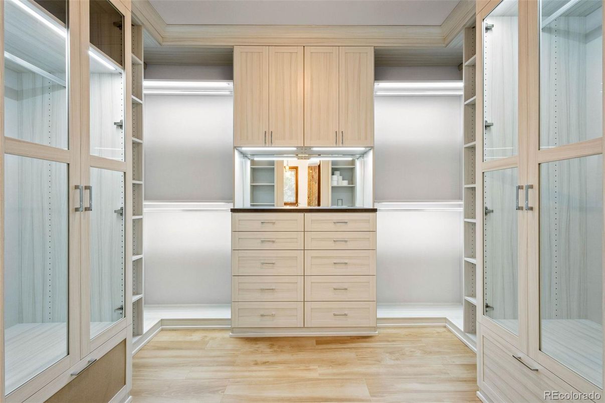 Interior, Walk-in Closets, Wood Texture Flooring