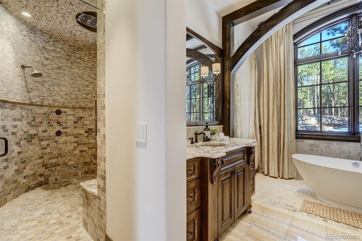 Bathroom, Free Standing Baths, Interior, Recessed Lighting