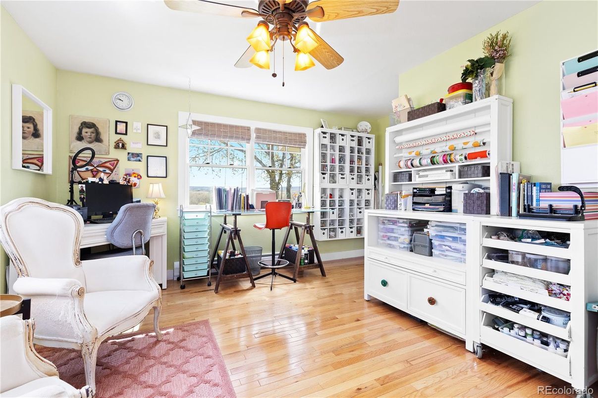 Home Office, Interior, Wood Texture Flooring