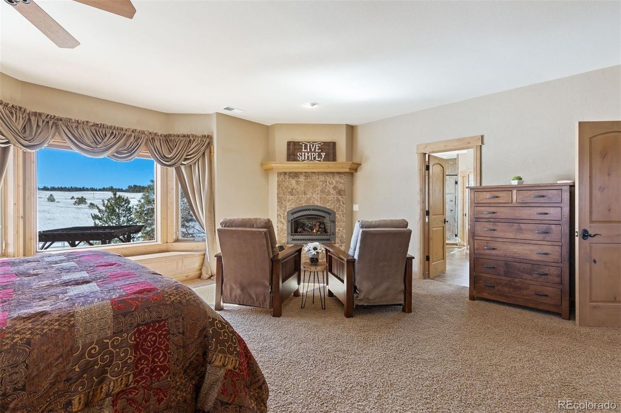 Bedroom, Fireplace, Interior, Living room