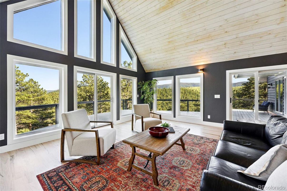 Interior, Living room, Sun Room, Wood Texture Flooring