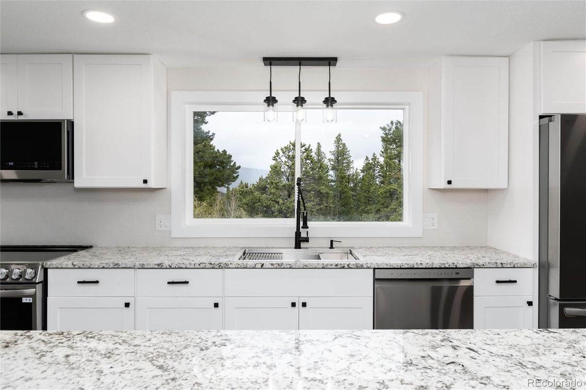 Interior, Kitchen, Pendant Lights, Recessed Lighting