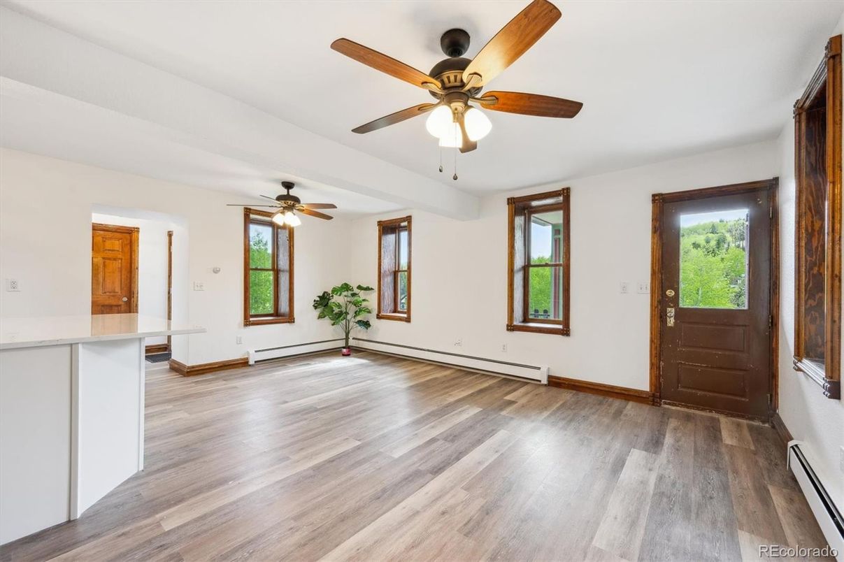 Empty room, Interior, Wood Texture Flooring